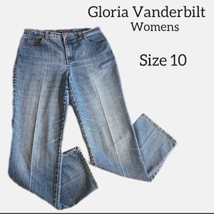 GLORIA VANDERBILT WOMENS JEANS   SIZE 10